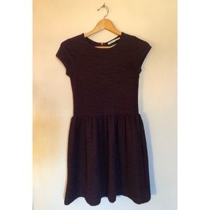 Kimchi Blue Shortsleeved Mini Dress in Plum Purple